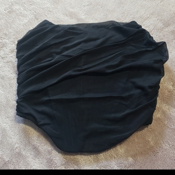 BLACK  CORSET  TOP - Picture 2 of 6